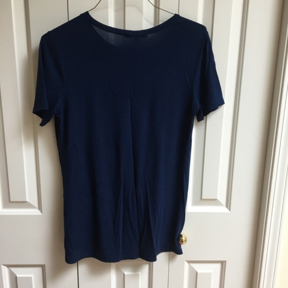 Emma's Closet Short Sleeve Top Navy S - Picture 4 of 5